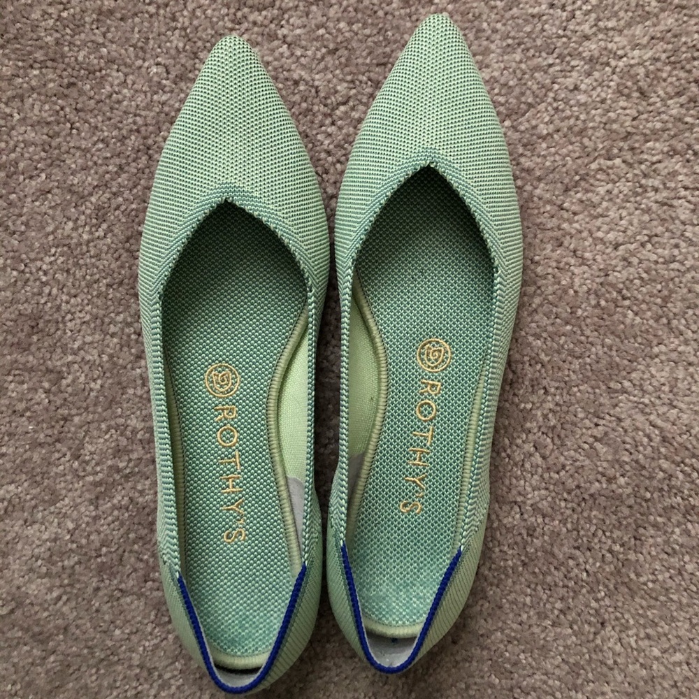 Rothy’s Mint Points Size 9